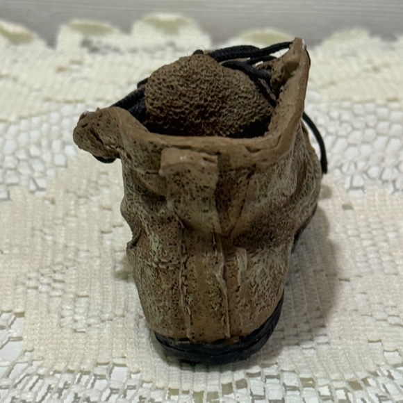 Vintage Handmade Resin Collectible 1920s Style Boot Signed By P.I.S.C - Picture 4 of 8